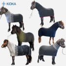 Kidka Ás Ulldekken med hals grå/svart thumbnail