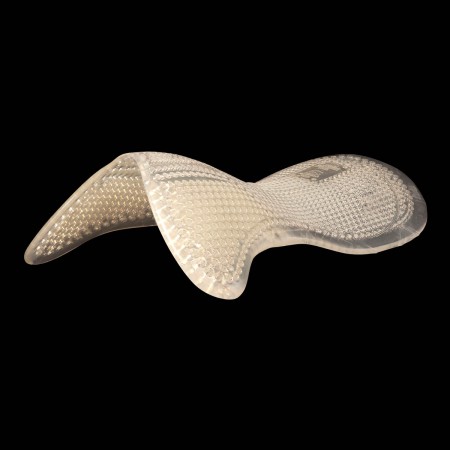 Gelpad Acavallo svart m/frontriser