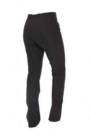 Jodhpurs Softshell med helskinn svart